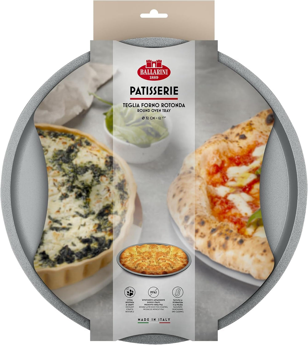 Ballarini, Backform, verschiedene Modelle Formen und Backbleche Naty Shop Grau Runde Backform 32 cm