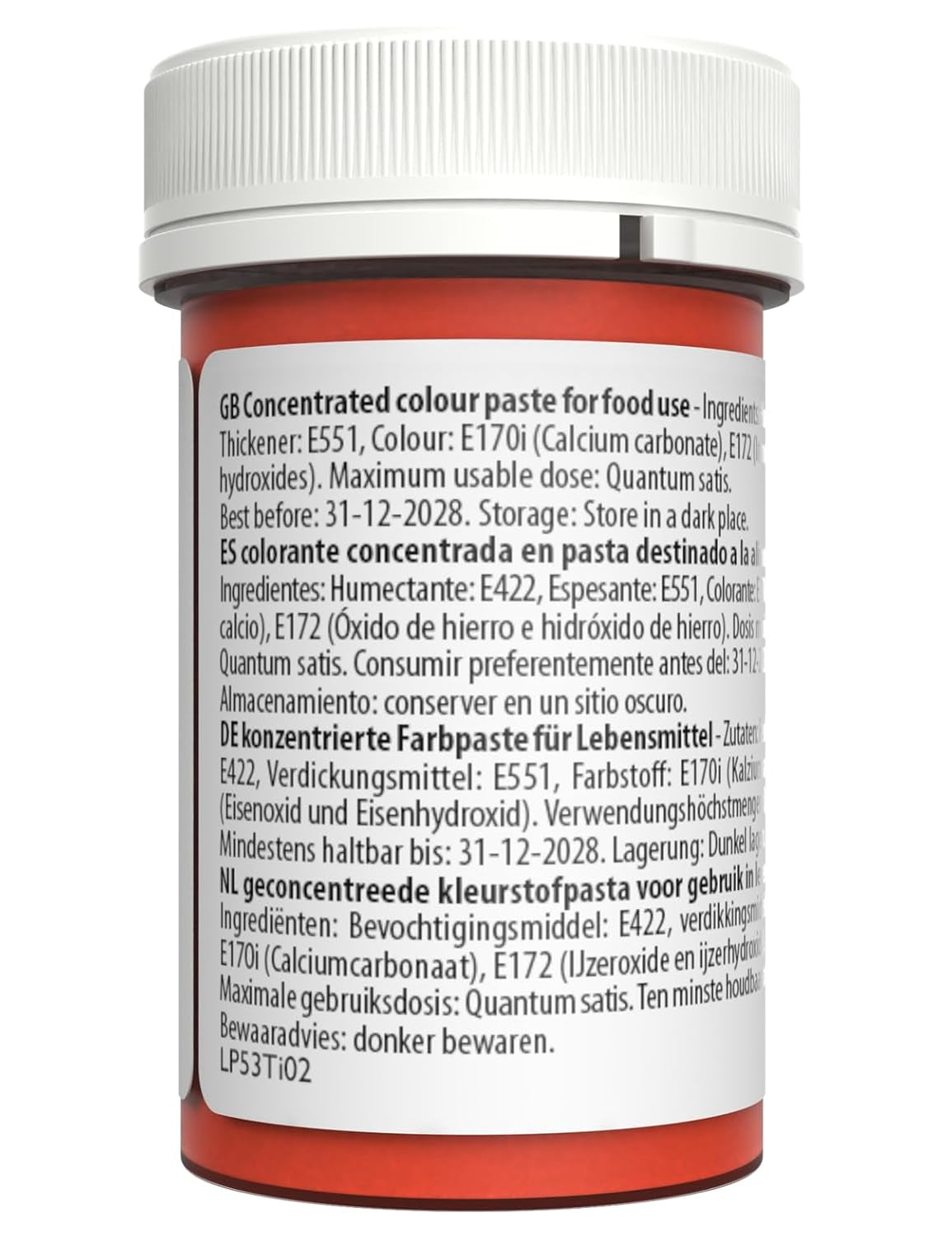 Pastă de colorant alimentar Sugarflair Pastel Pink Honey - Foarte concentrată pentru utilizare cu cremă de unt, pastă de zahăr, glazură regală sau amestecuri pentru prăjituri, colorant alimentar vibrant - 25 g