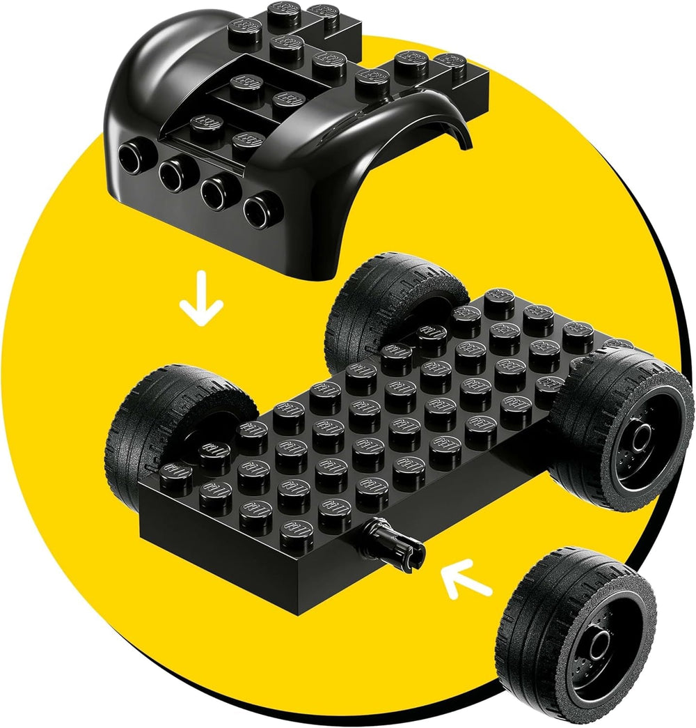 LEGO DC Batman: Batman & Batmobile Vs. Mr. Freeze – Superhelden-Autospielzeug mit 2 Minifiguren – Eisschütze mit Feuerelementen – Geschenk für Jungen und Mädchen ab 4 Jahren 76301 Bausets Besuche den LEGO-Store