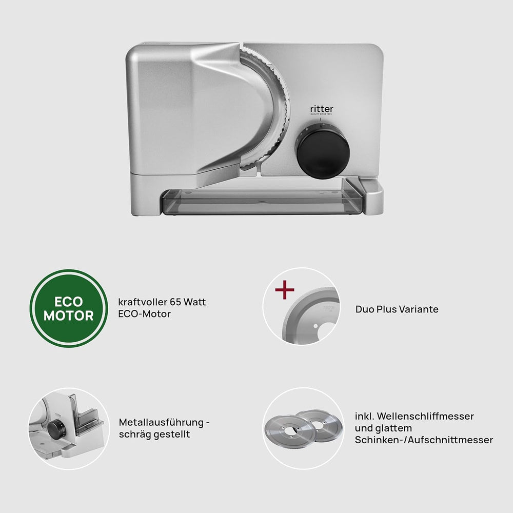 Ritter E 16 Duo plus Multifunktions-Elektrohobel, hergestellt in Deutschland Reiben und Hobel Naty Shop