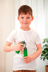 Next Ninja Nunchaku, sunet, mâner învelit în material moale, 13cm, jucărie de rol, de la 3 ani, verde Action figures Naty Shop