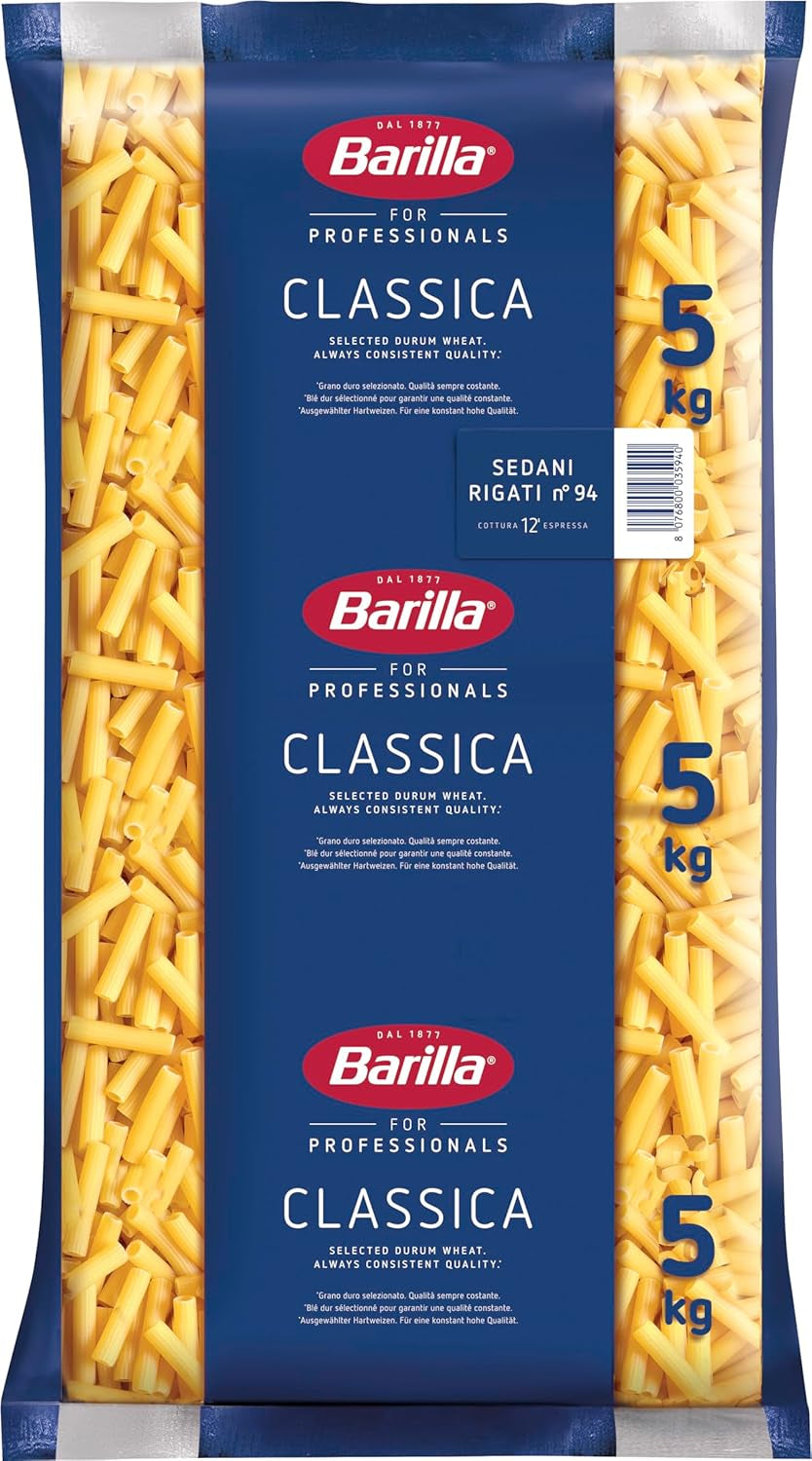 Penne Rigate Barilla Hartweizennudeln n. 73 – 1er-Packung (1x5kg)