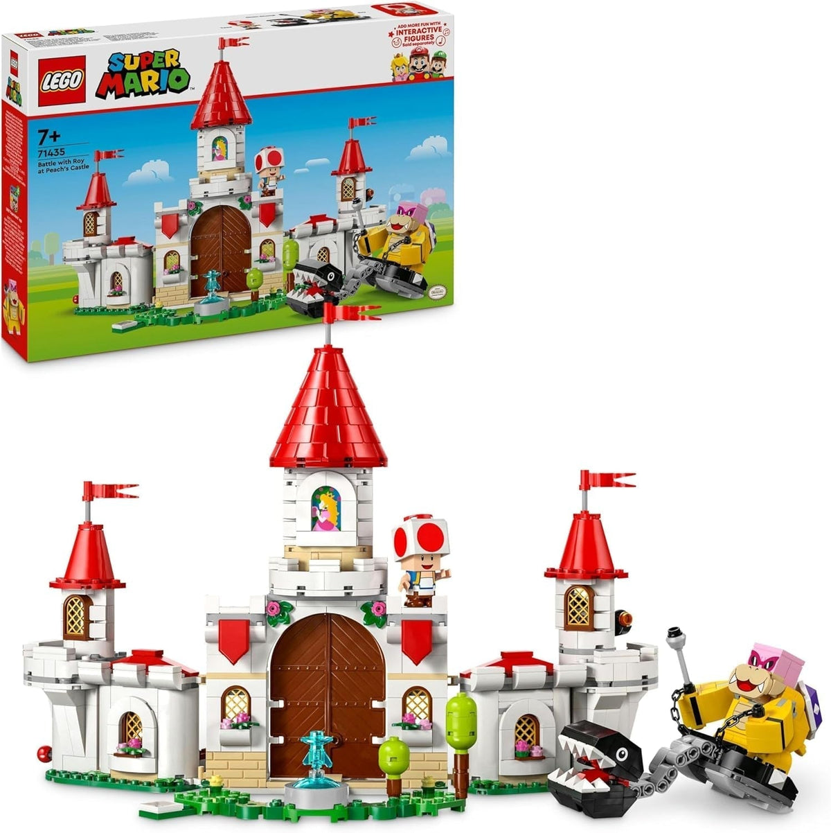 LEGO Super Mario Roy's Battle at the Mushroom Palace Abenteuerset mit Nintendo-Charakteren Geschenk für Mädchen, Jungen und Gamer ab 7 Jahren 71435 Bausets Besuche den LEGO-Store Standardtitel