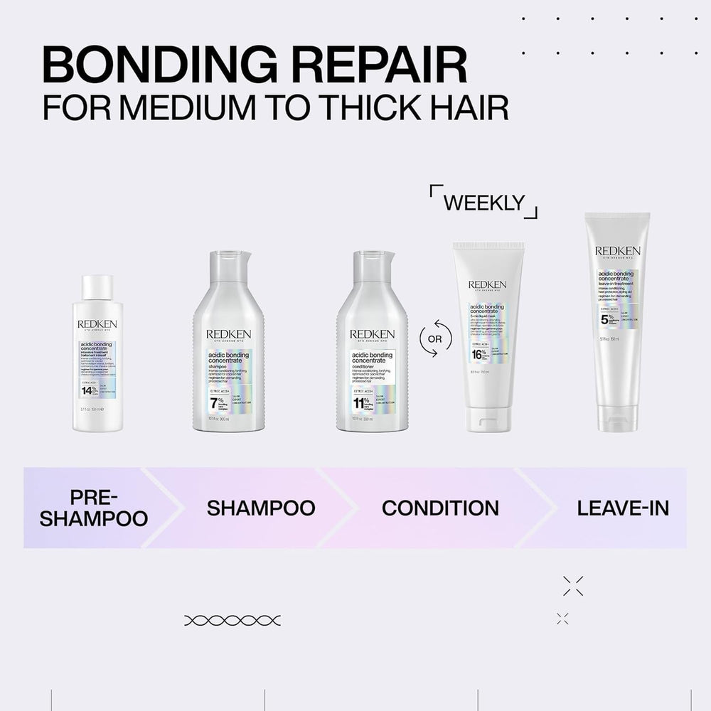Redken Acidic Bonding Shampoo-Konzentrat für gefärbtes Haar, 300 ml Redken Dusche und Bad
