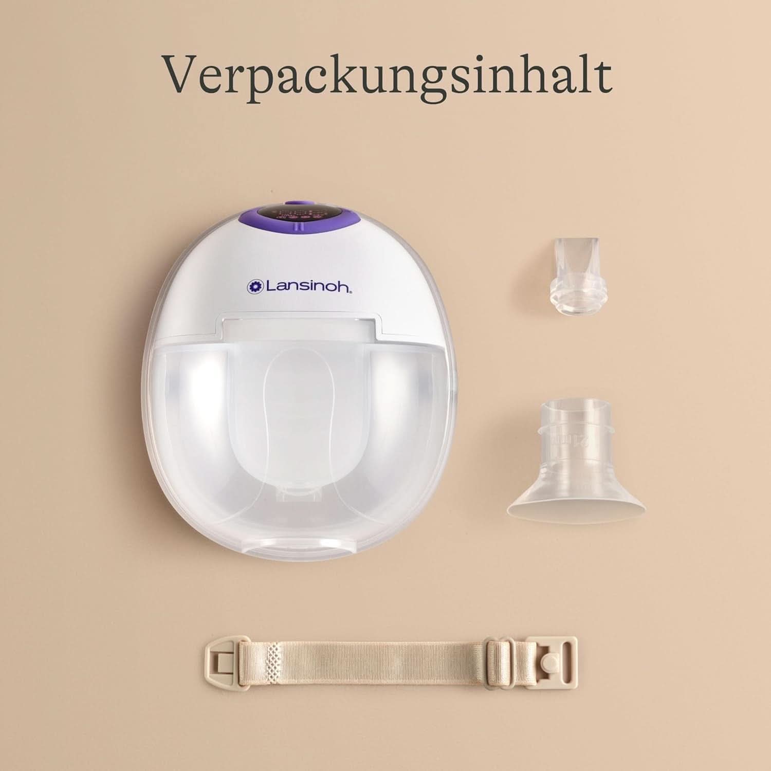 Lansinoh Tragbare elektrische Milchpumpe Zubehör Essen und Stillen Bebe Naty Shop