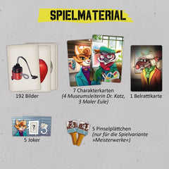 KOSMOS 683320 Belratti, Ist das Kunst oder kann das der Weg sein? Kartenspiel, kooperatives Bilder-Matching-Spiel, 3 bis 7 Spieler ab 8 Jahren