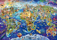 Schmidt Spiele 58288, Entdecken Sie die Welt, Puzzle 1000 Teile Puzzle Naty Shop