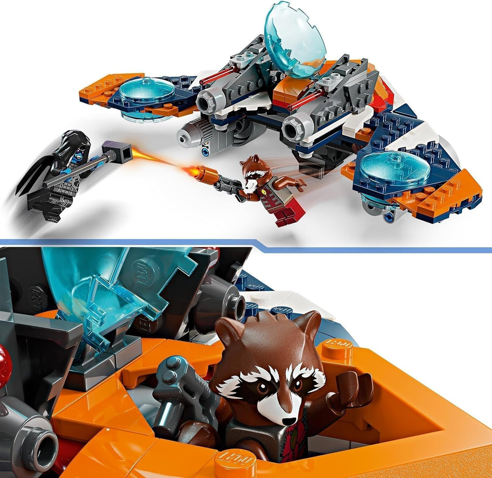 LEGO Marvel Rockets Raumschiff Vs. Ronan Baubares Raumschiff-Set „Guardians of the Galaxy“ Superheldenfigur Spielzeuggeschenk für Jungen und Mädchen ab 8 Jahren 76278 Bausätze Besuchen Sie den LEGO-Store