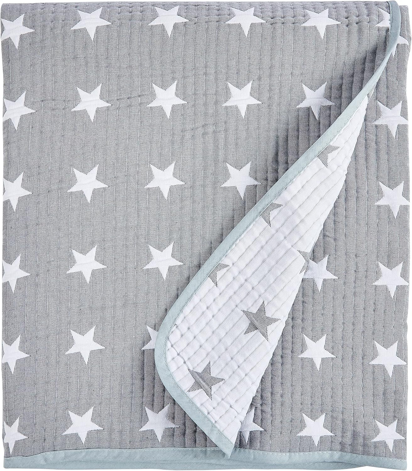 VIALMAN Bettbezug Sofia 10 Kingsize-Bett | Sterndecke | Steppdeckengröße 250 x 270 cm | Bettdecke und Sofaüberwurf, Marineblau. Betten und Bezüge. Besuchen Sie den VIALMAN-Store. Graue Cama 90: 180 cm x 270 cm