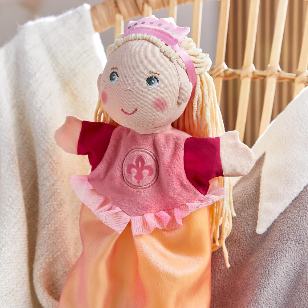 HABA Handpuppe Prinzessin – Waschbar bei 30°C, Ideal für Puppenspiel und Geschichten – 2011865001