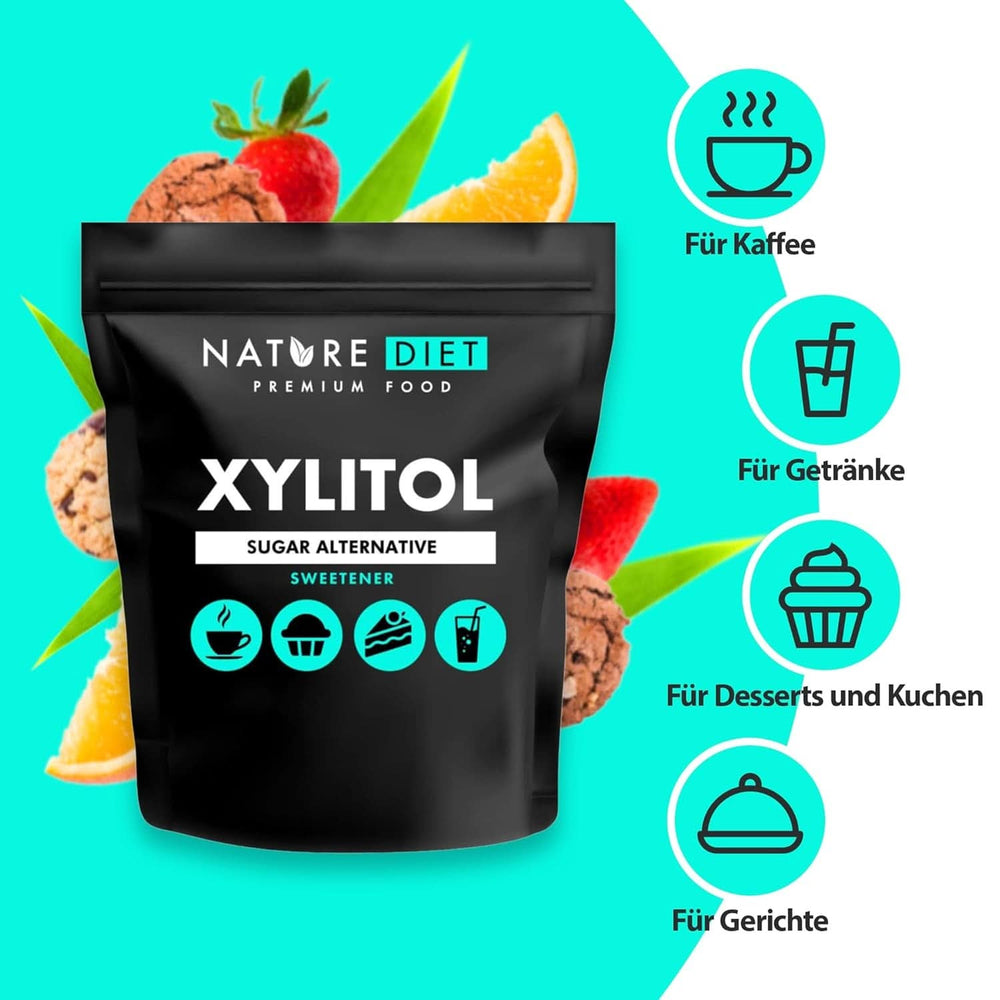 Nature Diet Xylitol, 1 kg Süßstoffe Naty Shop