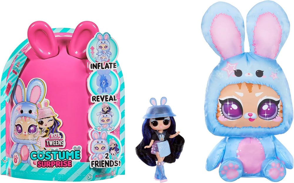 LOL. Überraschung! Tweens Costume Surprise Hoops Cutie Modepuppe mit aufblasbarem Lila Pandakostüm und zahlreichen Überraschungen, u. A. Tolle Mode und Accessoires – Ideal für Kinder ab 4 Jahren