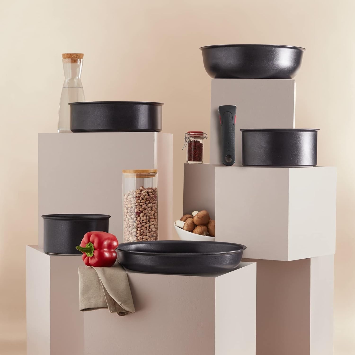 Tefal Ingenio Eco Resist Bratpfanne, 20 cm, Induktion, leicht zu reinigen, Antihaftbeschichtung. Töpfe und Pfannen Naty Shop