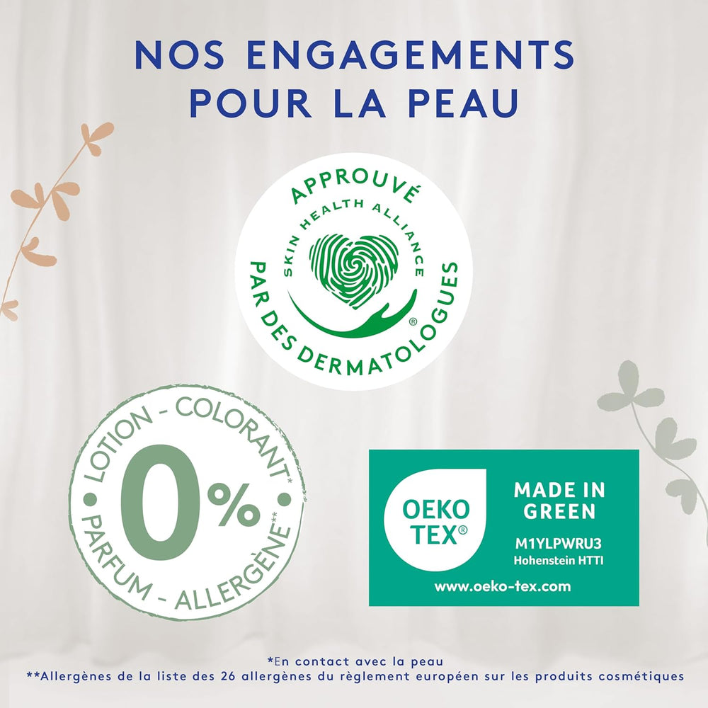 Douceur Naturelle – Höschen, Größe 6 (16–26 kg), 1-Monatspackung – 112 Höschen