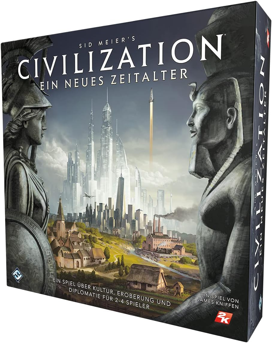 Fantasy Flight Games, Civilization: A New Age, Grundspiel, Expertenspiel, Brettspiel, 2-4 Spieler, ab 14 Jahren, 120+ Minuten, Deutsch
