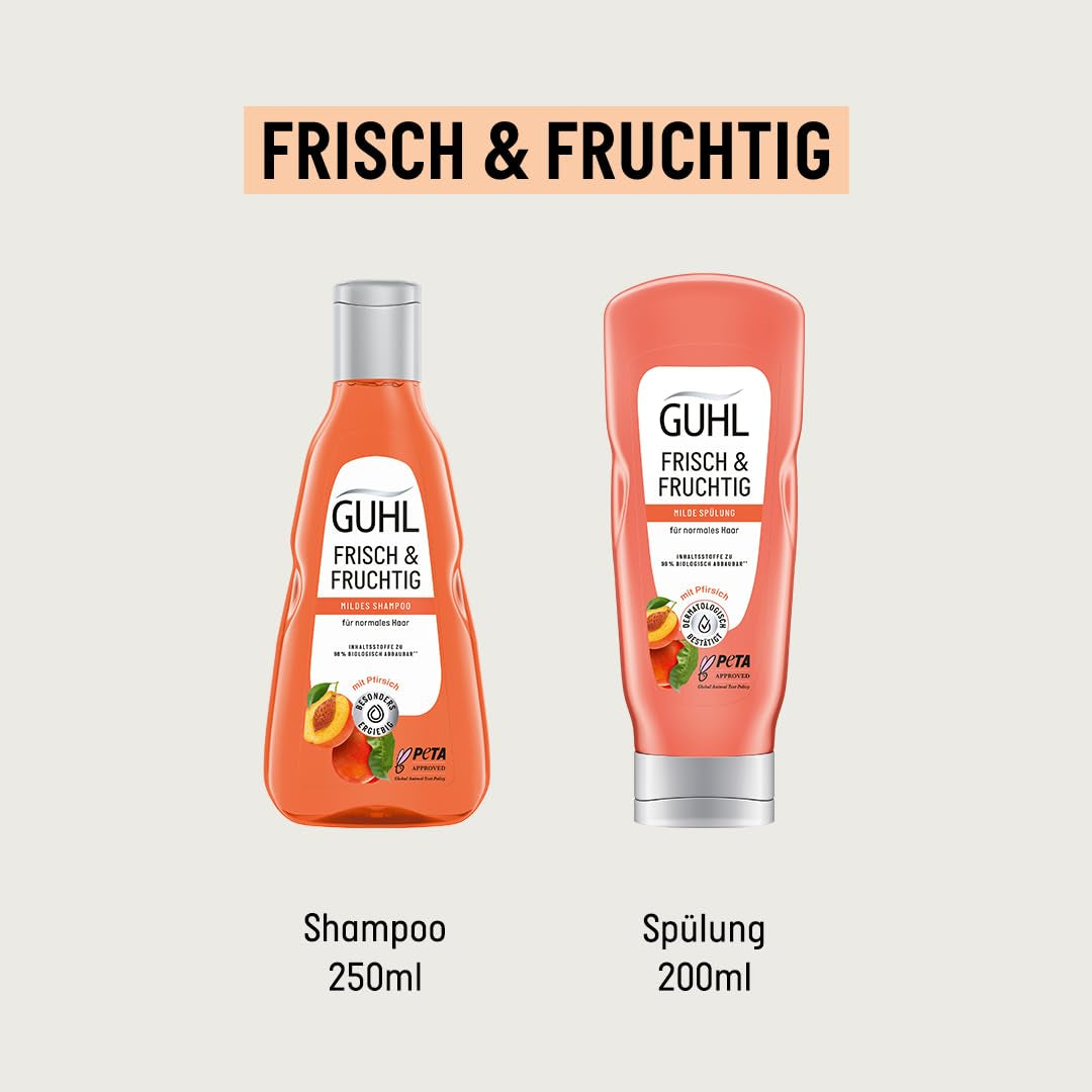 Guhl Fresh & Fruity Shampoo - Inhalt: 250 ml - Haartyp: Normal Dusche und Bad Guhl