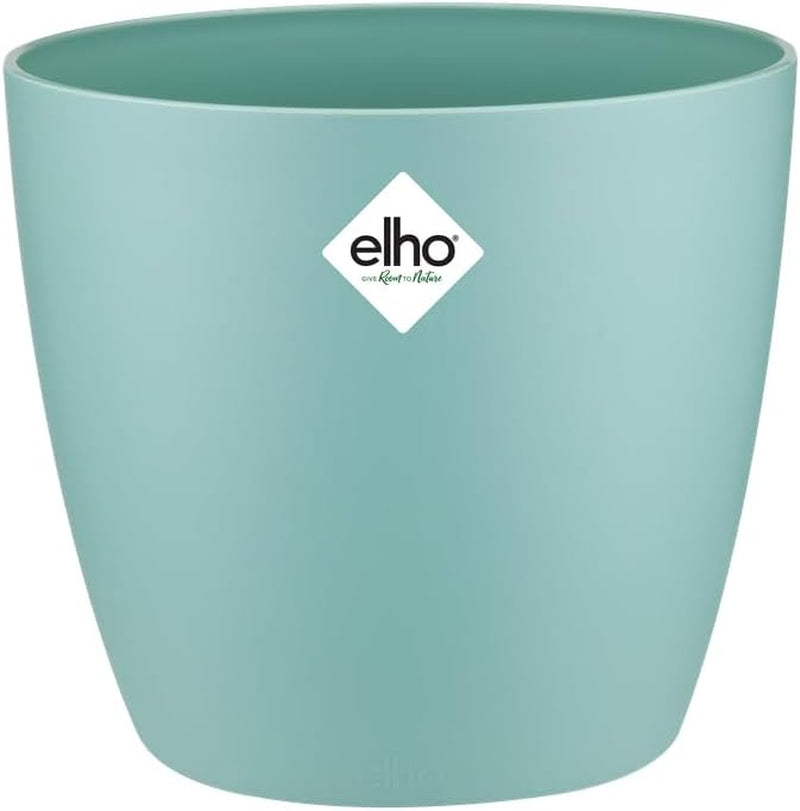 elho Brussels Round 18 - Ghiveci de flori de interior - Ø 18,3 x H 16,8 cm - Negru/Antracit