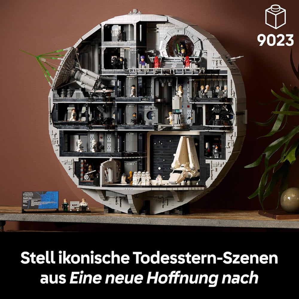 LEGO Star Wars Todesstern - Bauset für Erwachsene - Interaktives UCS-Ausstellungsmodell mit 36 ​​​​Minifiguren inkl. Luke Skywalker, Han Solo & Darth Vader – Geschenk für Männer, Frauen und Fans – 75419