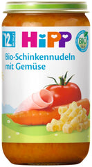 Hipp Bio-Menüs ab 12 Monaten Bio-Schinkennudeln mit Gemüse, 250G, 6er Pack (6X250G) Mutter und Kind Naty Shop Standardtitel