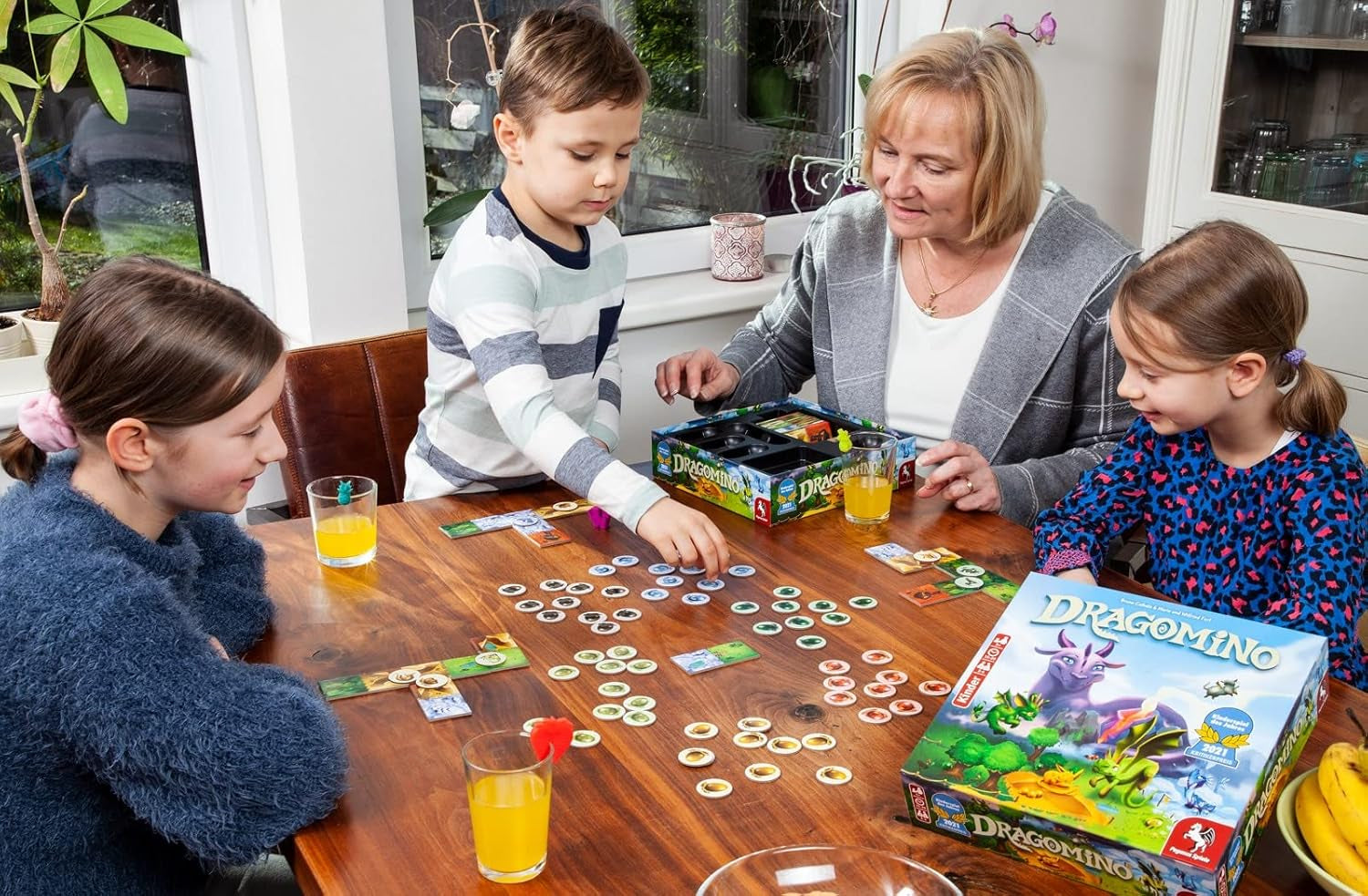 Pegasus Spiele 57111G - Dragomino *Kinderspiel des Jahres 2021*, Mehrfarbig