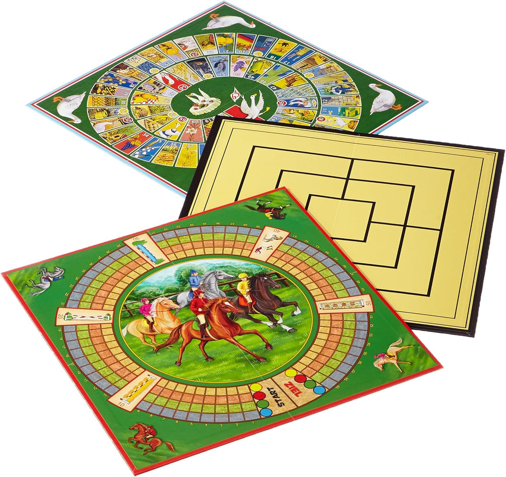 Schmidt Spiele 49147 - Colecție de jocuri, cu 100 de opțiuni de joc