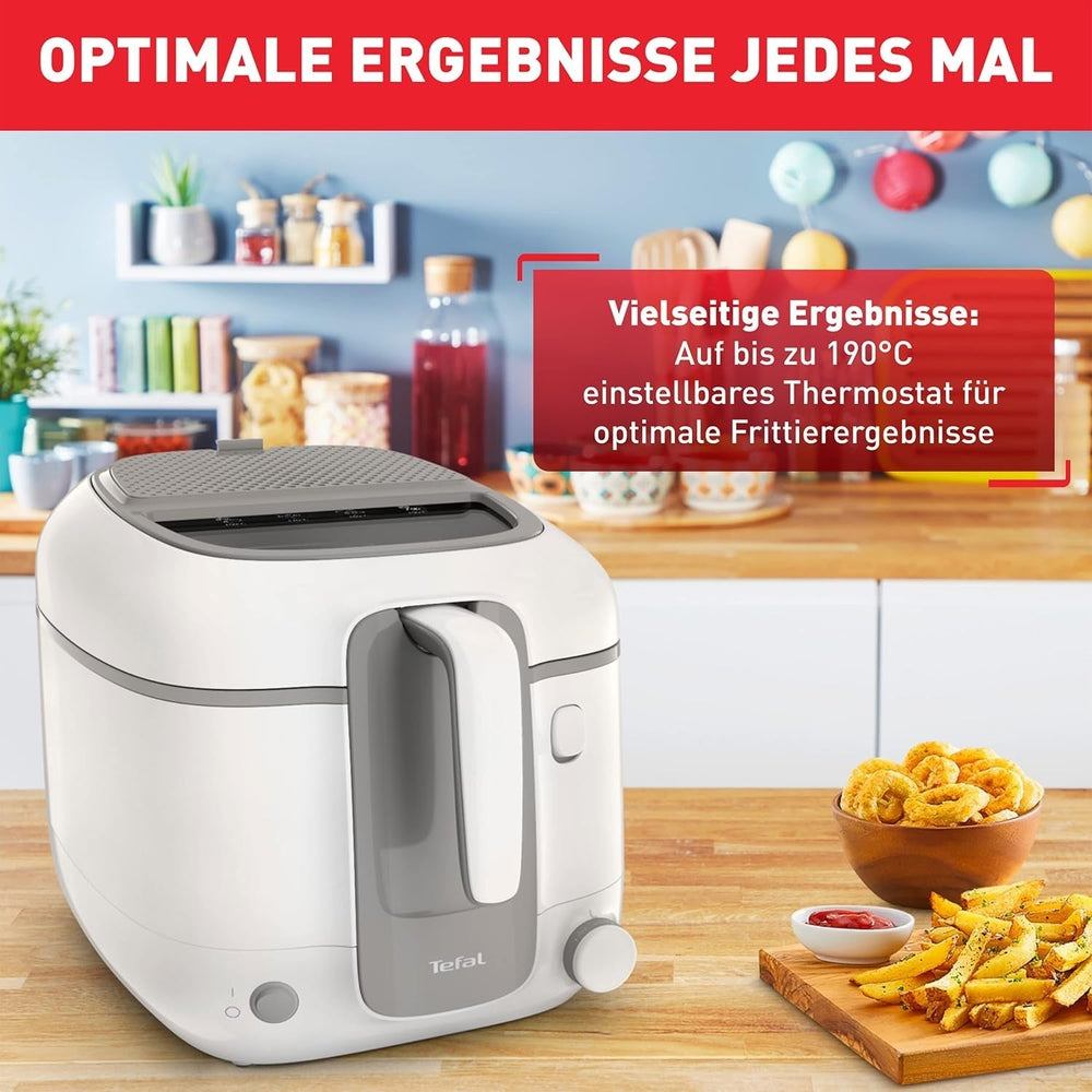 Tefal Super Uno Access Fritteuse, Fassungsvermögen 2,2 l, spülmaschinenfeste Teile, Geruchsfilter. Haushaltsgeräte Naty Shop