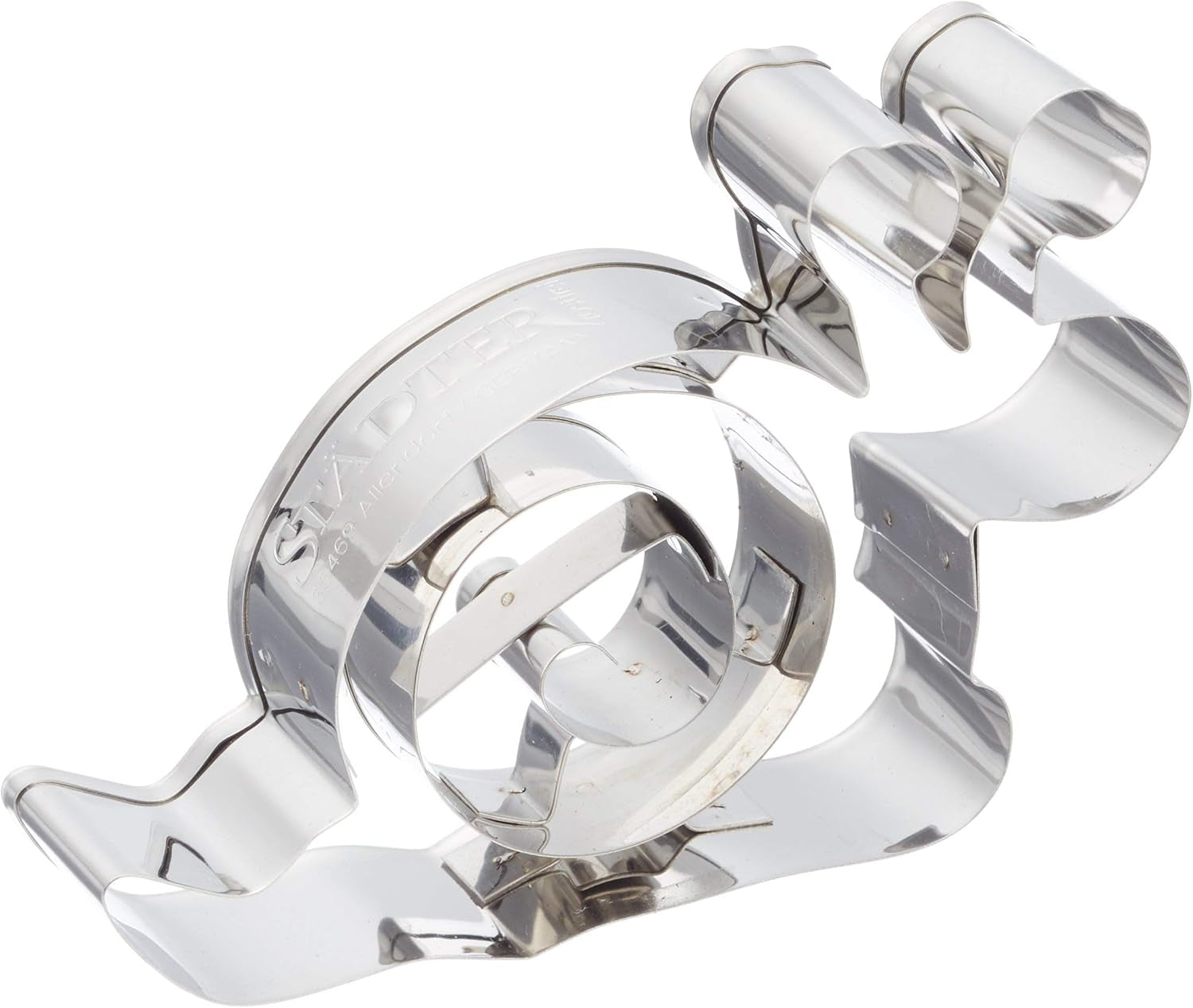 Formă de biscuiți Städter, oțel inoxidabil, argintiu, 10 x 10 x 3 cm