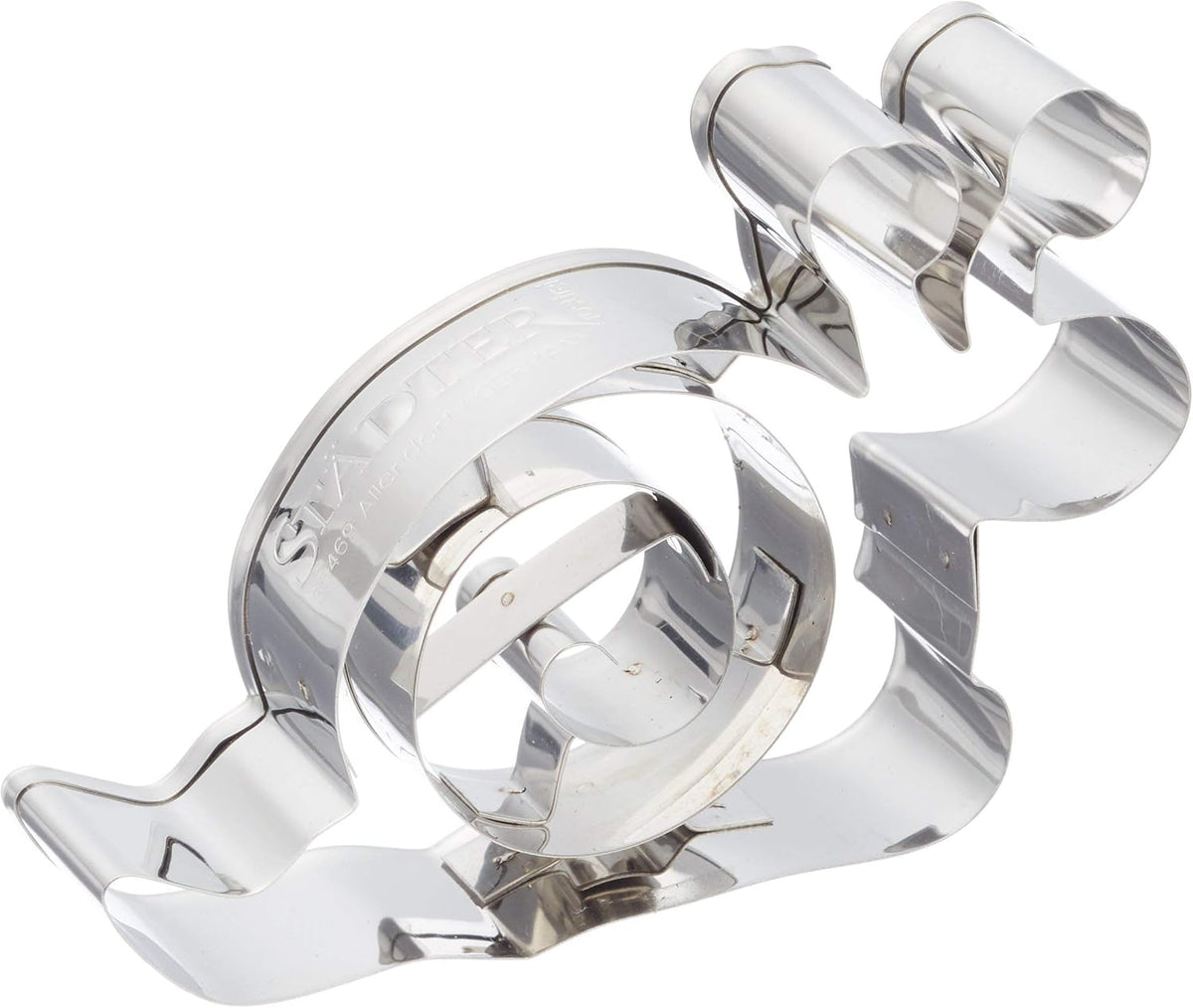 Formă de biscuiți Städter, oțel inoxidabil, argintiu, 10 x 10 x 3 cm