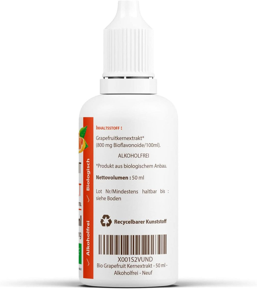 Extract organic de semințe de grepfrut 50 ml - fără alcool Arome Naty Shop