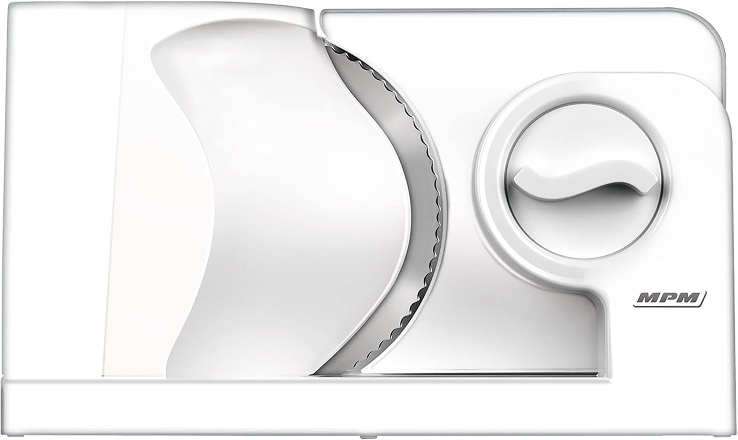 MPM MKR-05 Universeller elektrischer Allesschneider, einstellbare Schnittstärke bis 15 mm, 150 W. Aktenvernichter und Schneidemaschinen Naty Shop