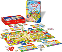 Ravensburger 24996 – Alles über Taschengeld – Spielen und Lernen für Kinder, Lernspiel für 6–10-Jährige, spielerisches Lernen für 2–4 Spieler