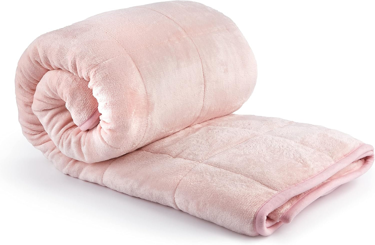 Emma Barclay Pătură Sherpa cu greutate, 127 X 152 cm, Blush Pink Paturi si Cuverturi Emma Barclay