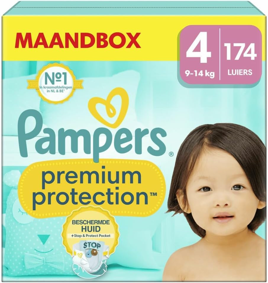 Pampers Premium Protection Größe 5, 152 Windeln, 11 kg–16 kg, unser Nr. 1-Schutz gegen Haut und Auslaufen