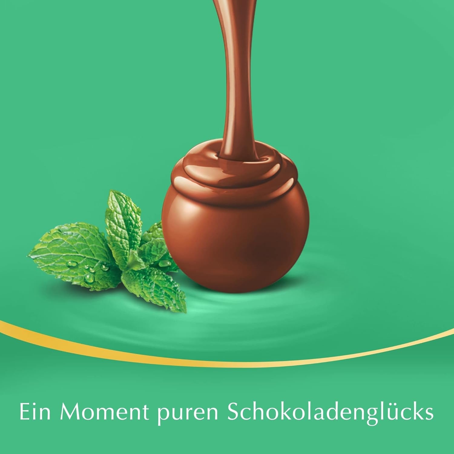 LINDOR weiße Schokoladenkugeln, 1 kg und LINDOR | 1 kg wiederverschließbarer Beutel | ca. 80 Vollmilchschokoladenkugeln mit Minzfüllung | Großpackung, Pralinengeschenk, Schokoladengeschenk