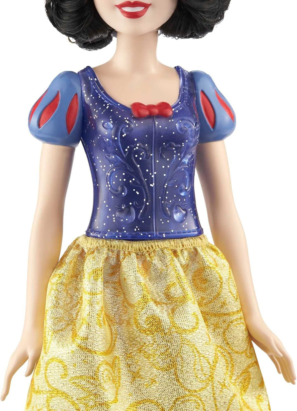 Mattel Disney Princess Toy Snow White Bewegliche Puppe mit glitzernder Kleidung und Accessoires, von Disney-Filmen inspiriertes Geschenk für Kinder HLW08 Naty Shop Dolls