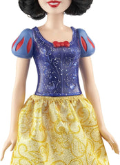 Mattel Disney Princess Toy Snow White Bewegliche Puppe mit glitzernder Kleidung und Accessoires, von Disney-Filmen inspiriertes Geschenk für Kinder HLW08 Naty Shop Dolls