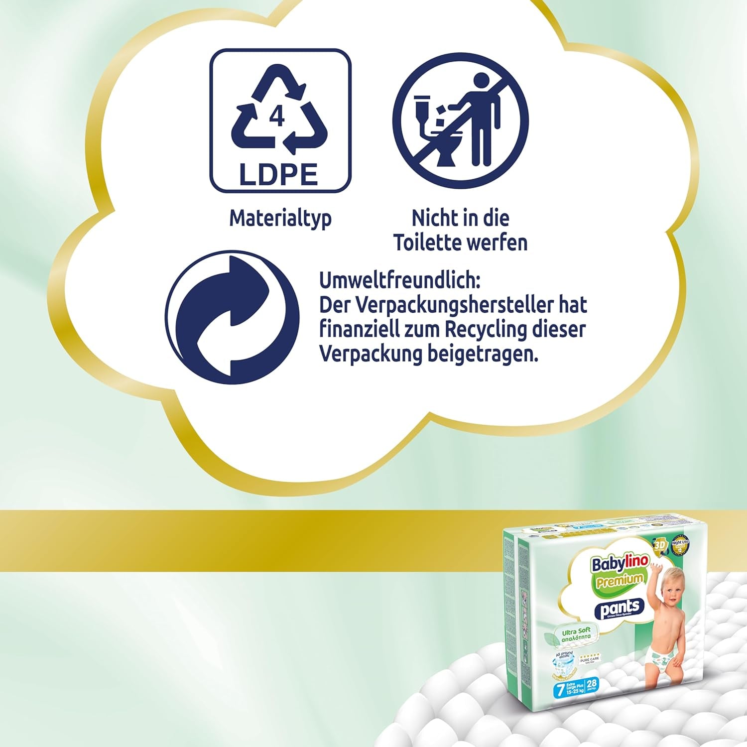 Premium-Hose, Größe 7, Ultra Soft Filter, XL Plus (15-25 kg), 28 Stück