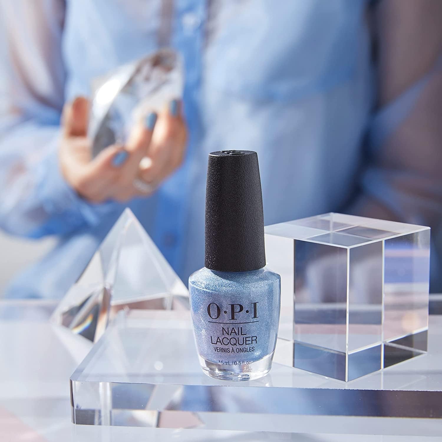 OPI-Nagellack in Blau- und Grüntönen – Schnell trocknender, splitterfester und langlebiger Nagellack – hält bis zu 7 Tage – mit extra breitem ProWide-Pinsel