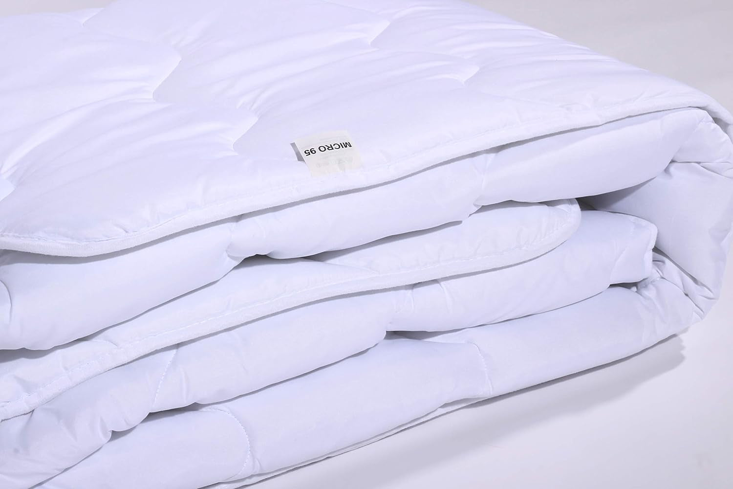 BONEX Steppdecke Micro 95 Steppdecke Antiallergisch Für Allergiker 100 % Mikrofaser 155 x 200 cm 1400 g Steppdecken und Steppdecken Naty Shop