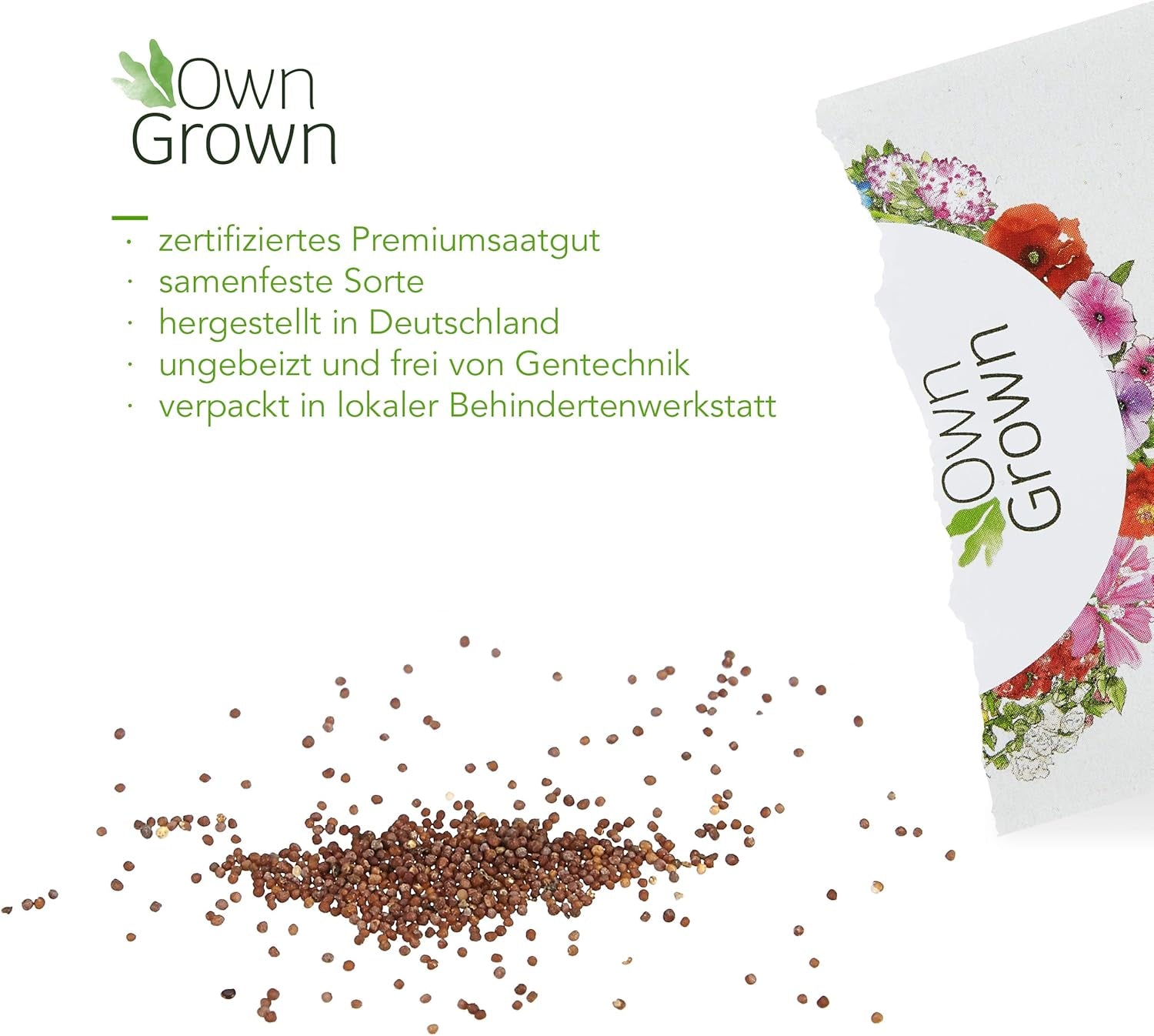 Petuniensamen: Premium-Petuniensamen für rund 400 Petunienpflanzen – Wunderschöne Petuniensamen für Balkon- und Gartenpflanzen – Blumensamen – Kriechpetuniensamen – Balkonblumen von OwnGrown