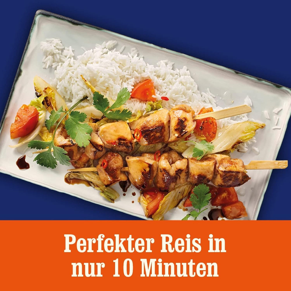 Orez Basmati original Ben's, fierbere în pungă timp de 10 minute, 6 pachete (6 x 1 kg)