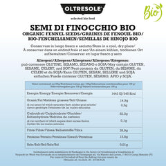 Bio-Fenchelsamen, 3 kg, ganze Bio-Samen, ideal für Kräuter-Verdauungstees und Rezepte, perfekt zum Backen, praktische Größe