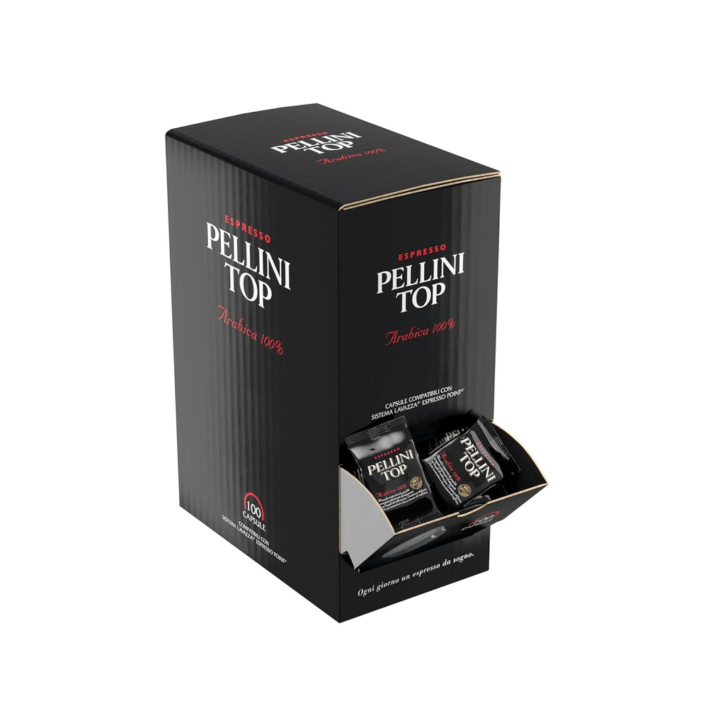 Espresso Pellini Top Arabica 100%, FAP Kapseln, 100 Kapseln Verpackung