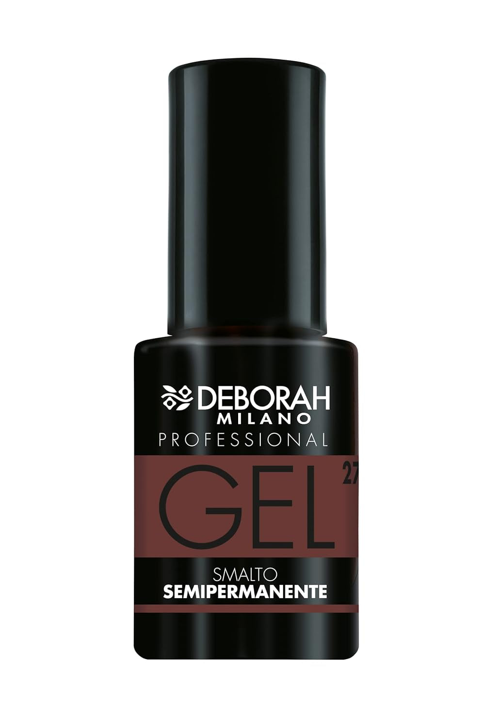 Milano Professional semipermanenter Nagellack, Nr. 21 Burgunderrot, volumengebender Effekt, lang anhaltend, für intensive und glänzende Nägel, 4,5 ml