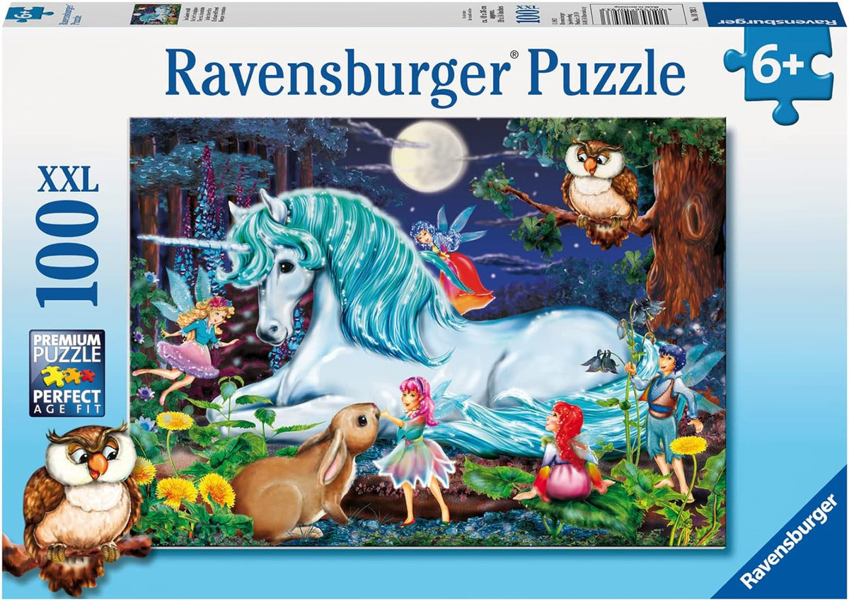 Ravensburger Puzzle für Kinder – 10793 Im Zauberwald – Einhorn-Puzzle für Kinder ab 6 Jahren, mit 100 Teilen im XXL-Format Puzzle Naty Shop Standardtitel