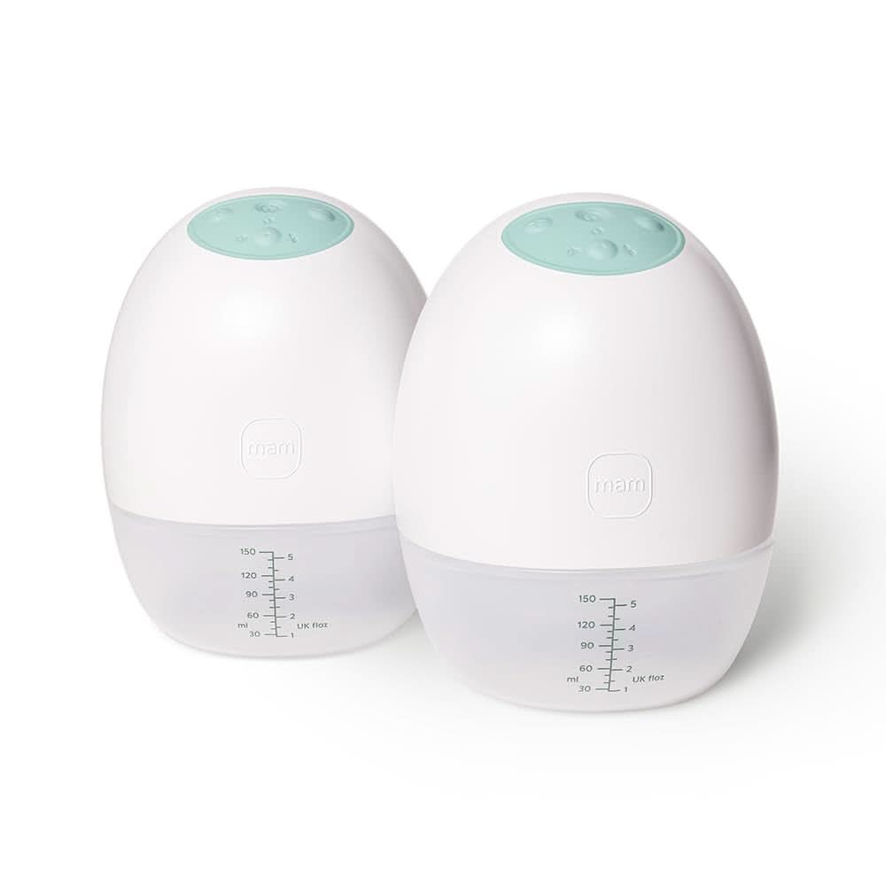 MAM Move Doppelmilchpumpe, tragbar, 3 Betriebsmodi und 5 Intensitätsstufen Zubehör Essen und Stillen Bebe Naty Shop