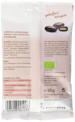Landgarten Bio-Kürbiskerne in dunkler Schokolade – Veganer gerösteter Kürbiskern-Schokoladensnack – Magnesiumquelle – 1 x 50 g