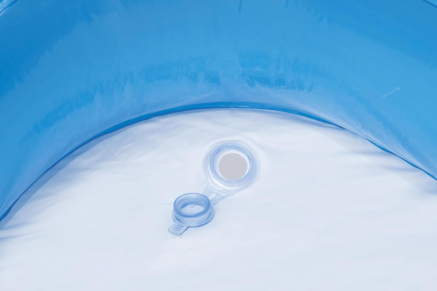 Bestway - Blue Deluxe rechteckiger aufblasbarer Pool, 211 x 132 x 46 cm, Blau/Weiß