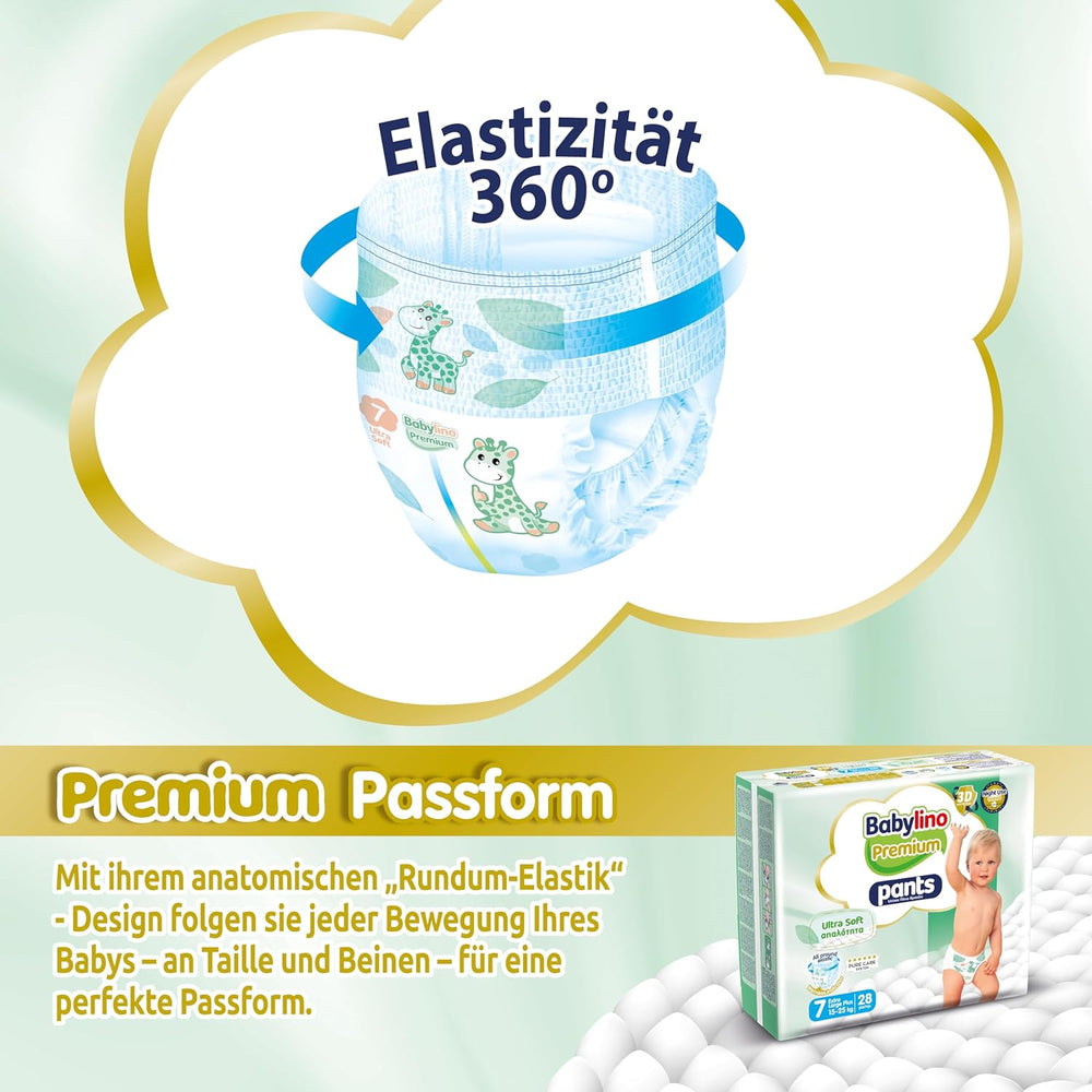 Premium-Hose, Größe 7, Ultra Soft Filter, XL Plus (15-25 kg), 28 Stück