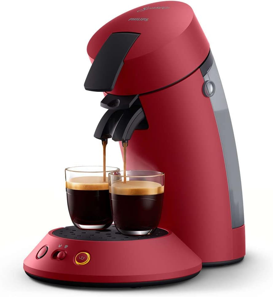 PHILIPS Senseo CSA210/91 Espressor cu capsule Senseo Original+, roșu